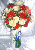 send gifts to bangladesh, send gift to bangladesh, banlgadeshi gifts, bangladeshi 36  Mix Rose & Vase