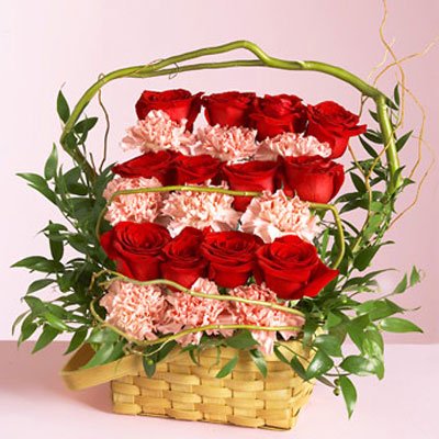 Send  Rose & Thai Carnation to Bangladesh, Send gifts to Bangladesh