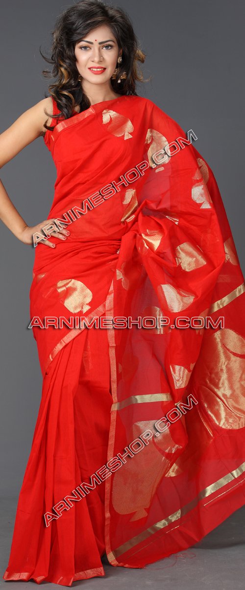 Send Red Kalka Silk to Bangladesh, Send gifts to Bangladesh