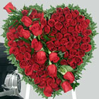 send gifts to bangladesh, send gift to bangladesh, banlgadeshi gifts, bangladeshi Heart  with 50 Rose