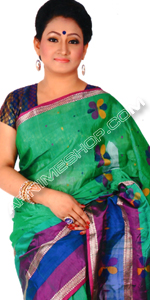 send gifts to bangladesh, send gift to bangladesh, banlgadeshi gifts, bangladeshi Multi Color Silk