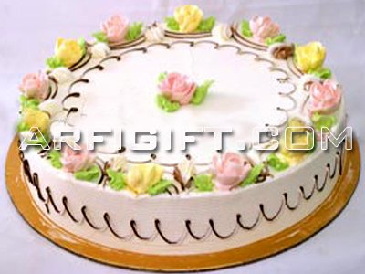 Send Round Shape Cake to Bangladesh, Send gifts to Bangladesh