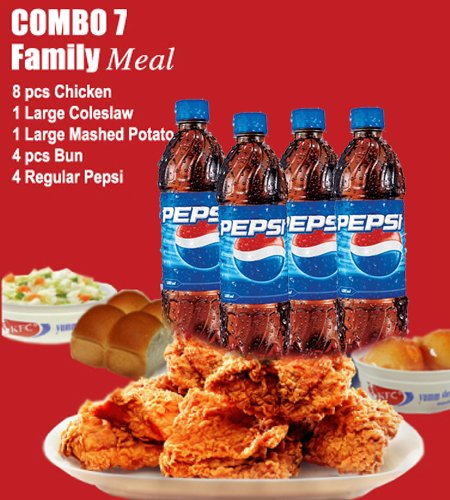Send KFC-8pcs Family Combo to Bangladesh, Send gifts to Bangladesh