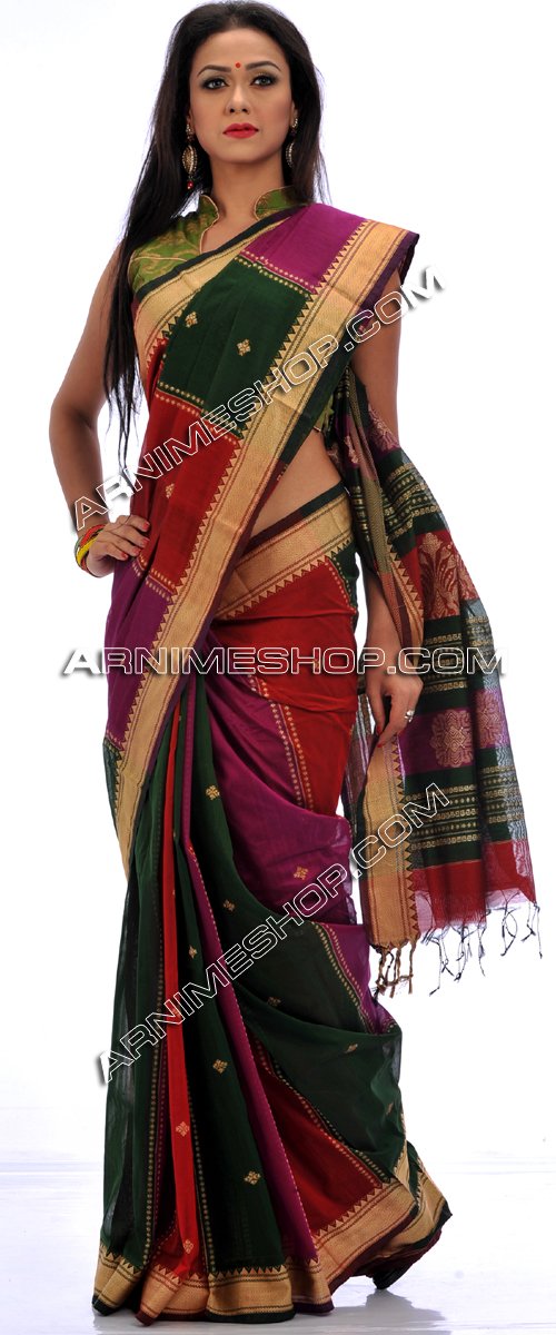 Send Half Silk Sari  to Bangladesh, Send gifts to Bangladesh