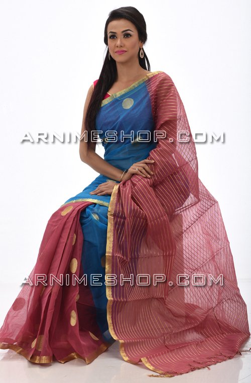 Send Half Silk Sari  to Bangladesh, Send gifts to Bangladesh