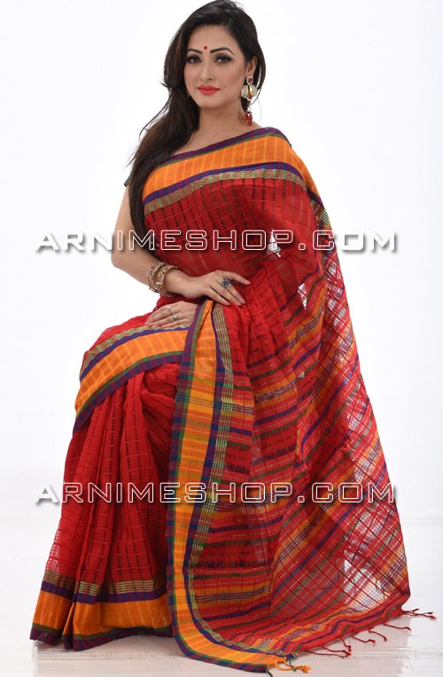 Send Multi Color Saree to Bangladesh, Send gifts to Bangladesh