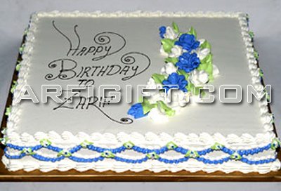 Send Square Shape Cake to Bangladesh, Send gifts to Bangladesh